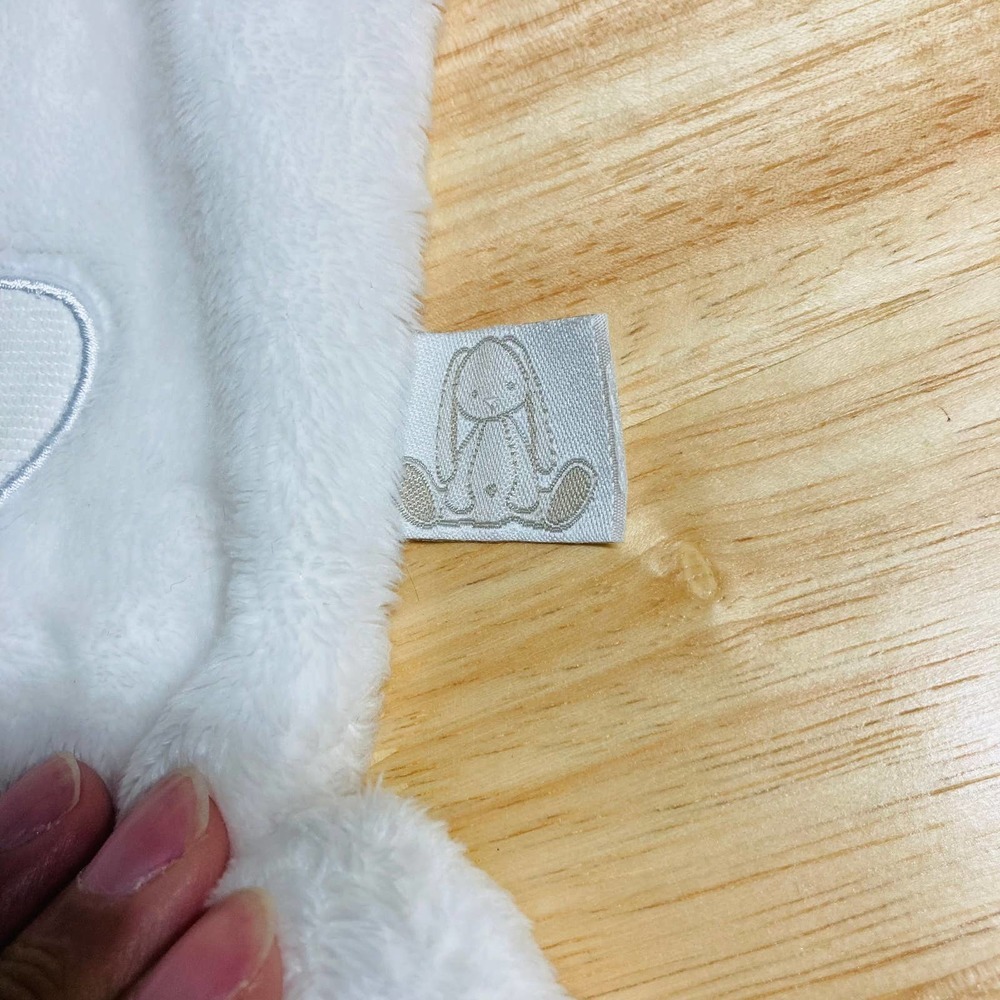 Chad Valley Baby White Rabbit Lovey.  Pre-owned. - Picture 6 of 10